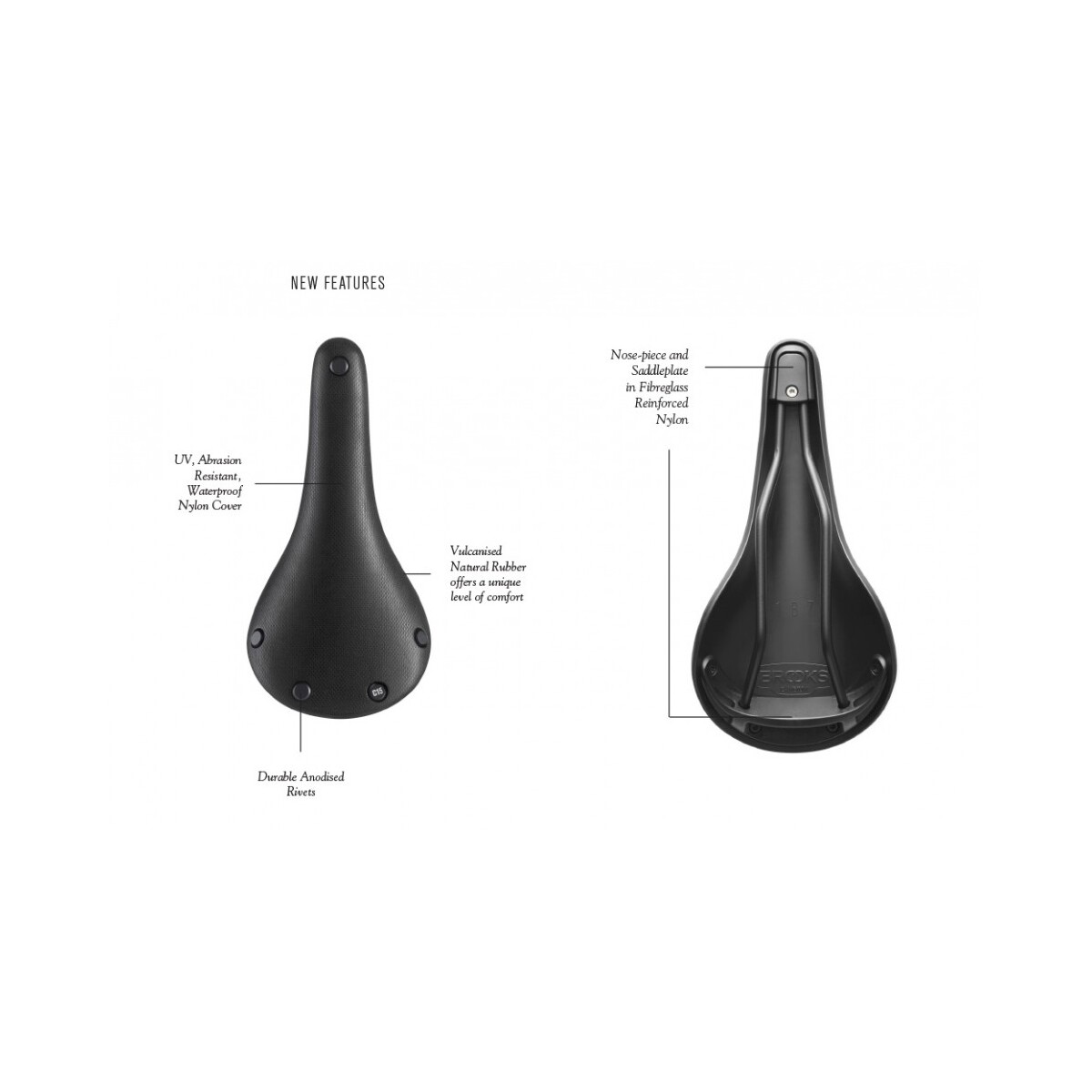 Brooks Cambium C15 All Weather Saddle Black | Off Course