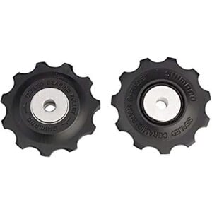 Image of Shimano Pulley Set  (Jockey Wheels) - High Grade Guide & Tension Road/MTB