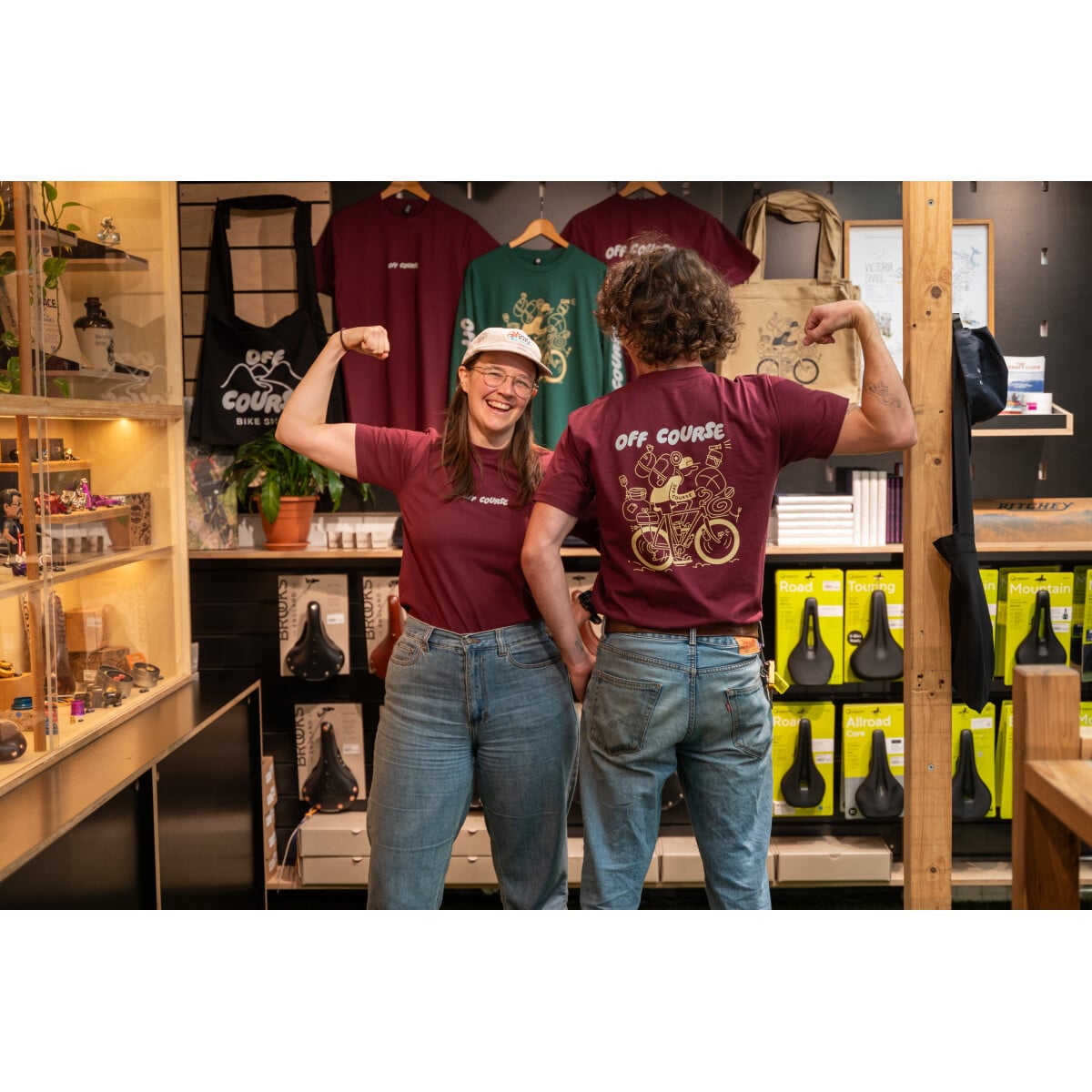 Image of Off Course Max Load T-Shirt Burgundy