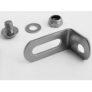 Image of Velo Orange Single Hole L-Bracket Silver