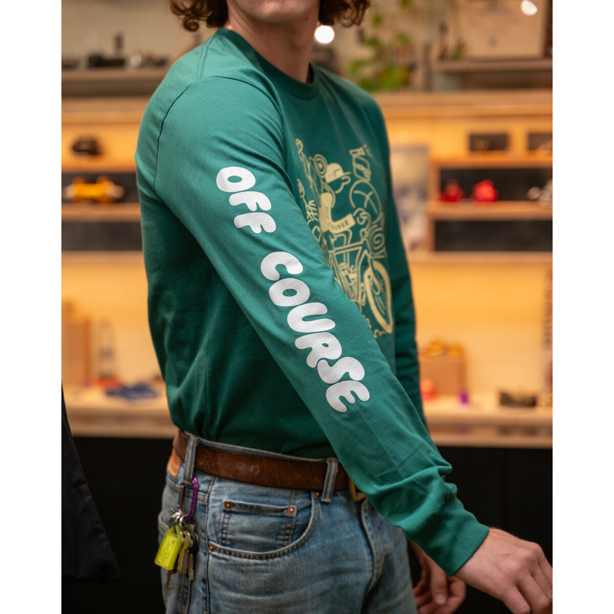 Image of Off Course Max Load Long Sleeve Shirt Jade Green