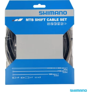 Image of Shimano OT-SP41 MTB Shift Cable Set (Stainless w/sealed caps)