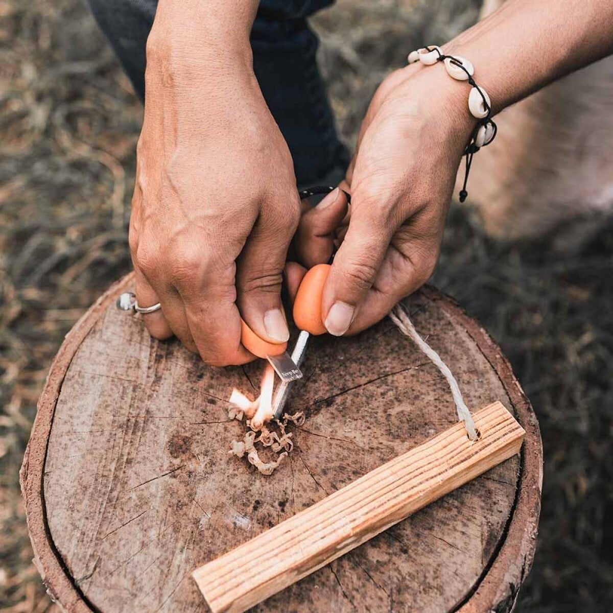 Image of Light My Fire Swedish Firesteel BIO Scout 2in1 - Rusty Orange