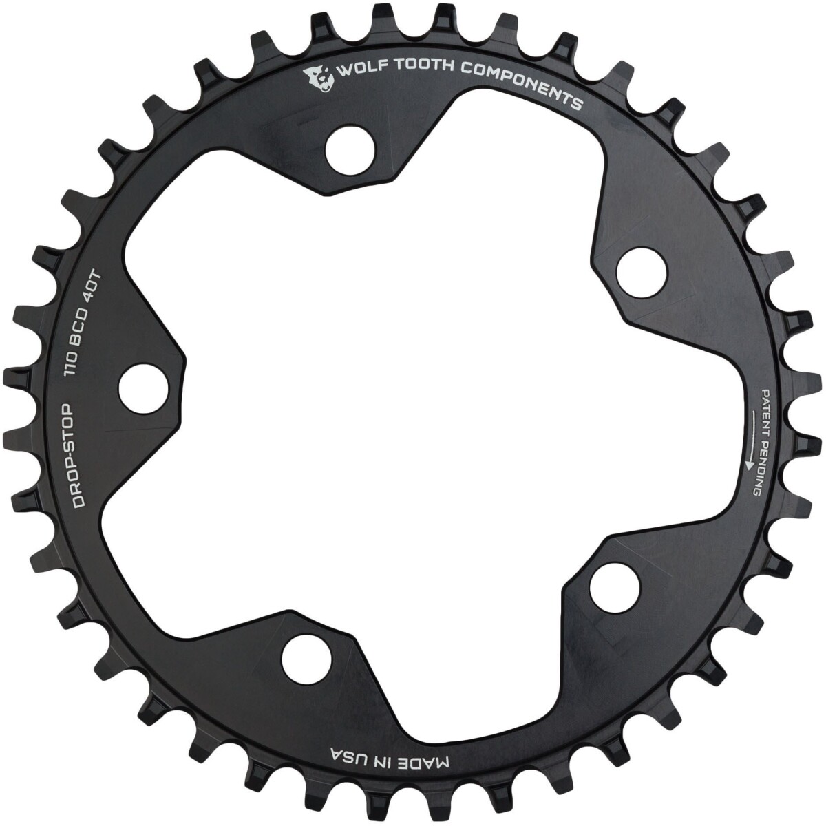 Image of Wolf Tooth 110 BCD 5-Bolt Drop Stop B Chainring