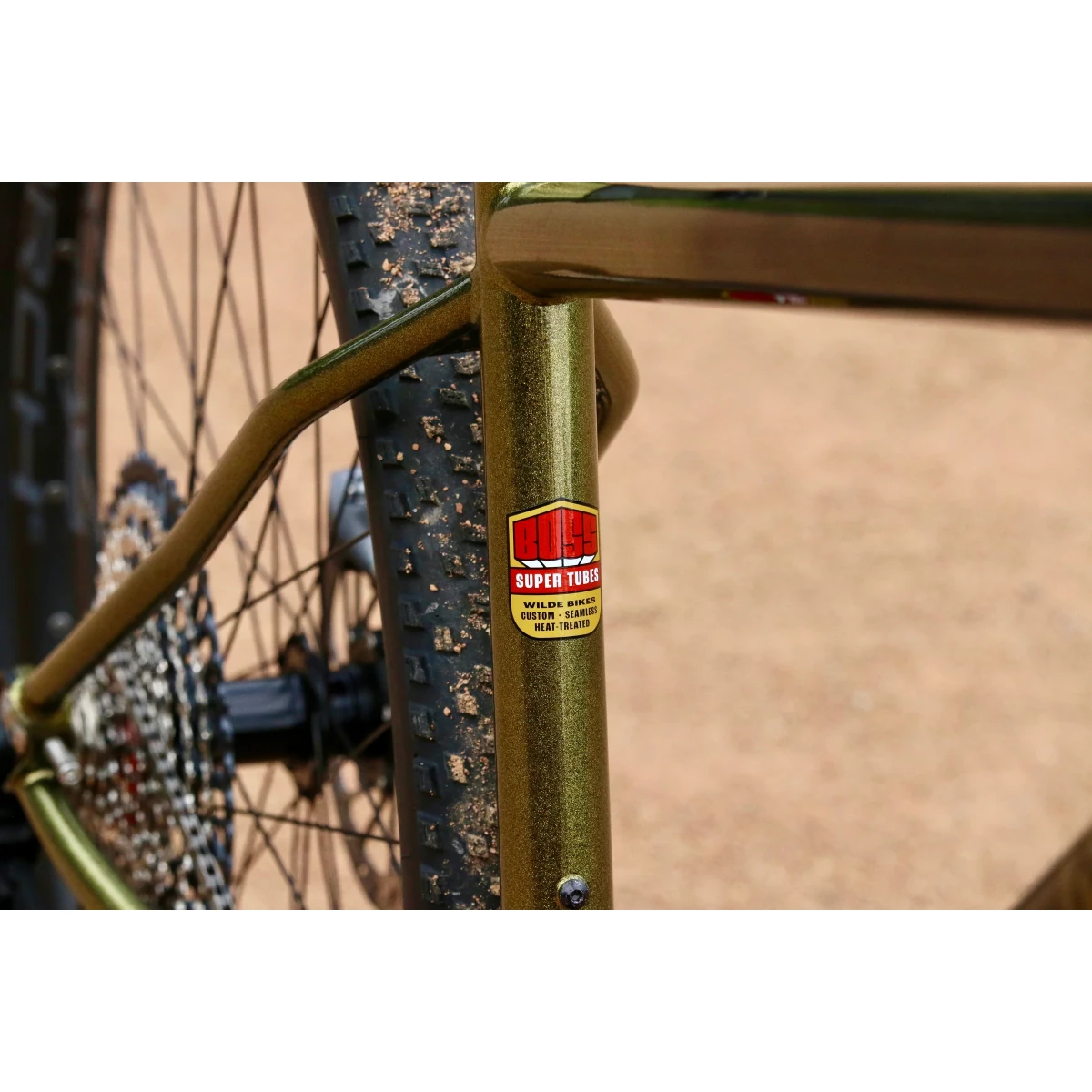 Image of Wilde Dark Star Frameset Gold/Sparkle Black