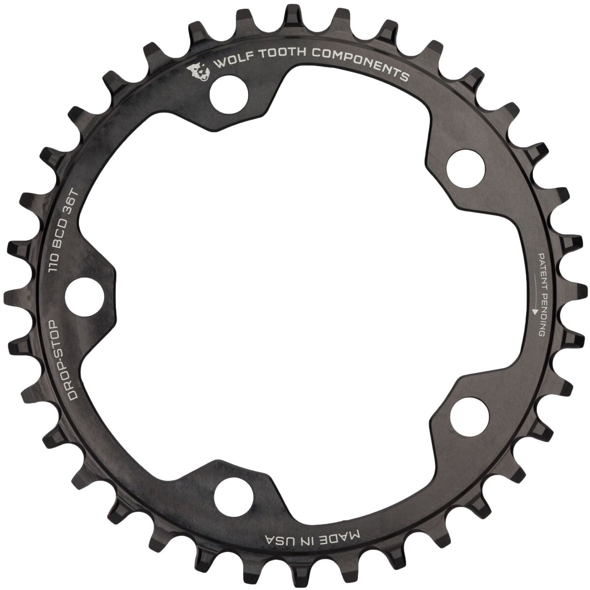 Image of Wolf Tooth 110 BCD 5-Bolt Drop Stop B Chainring