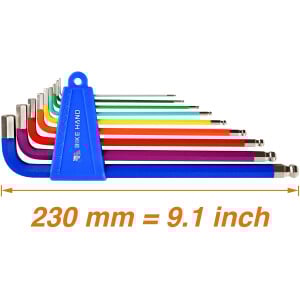 Image of Proseries Allen Key Set 1-10 Coloured