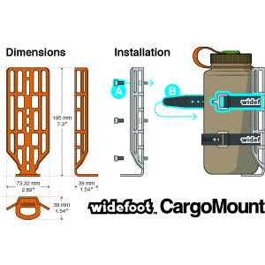Image of Widefoot CargoMount Classic Alloy