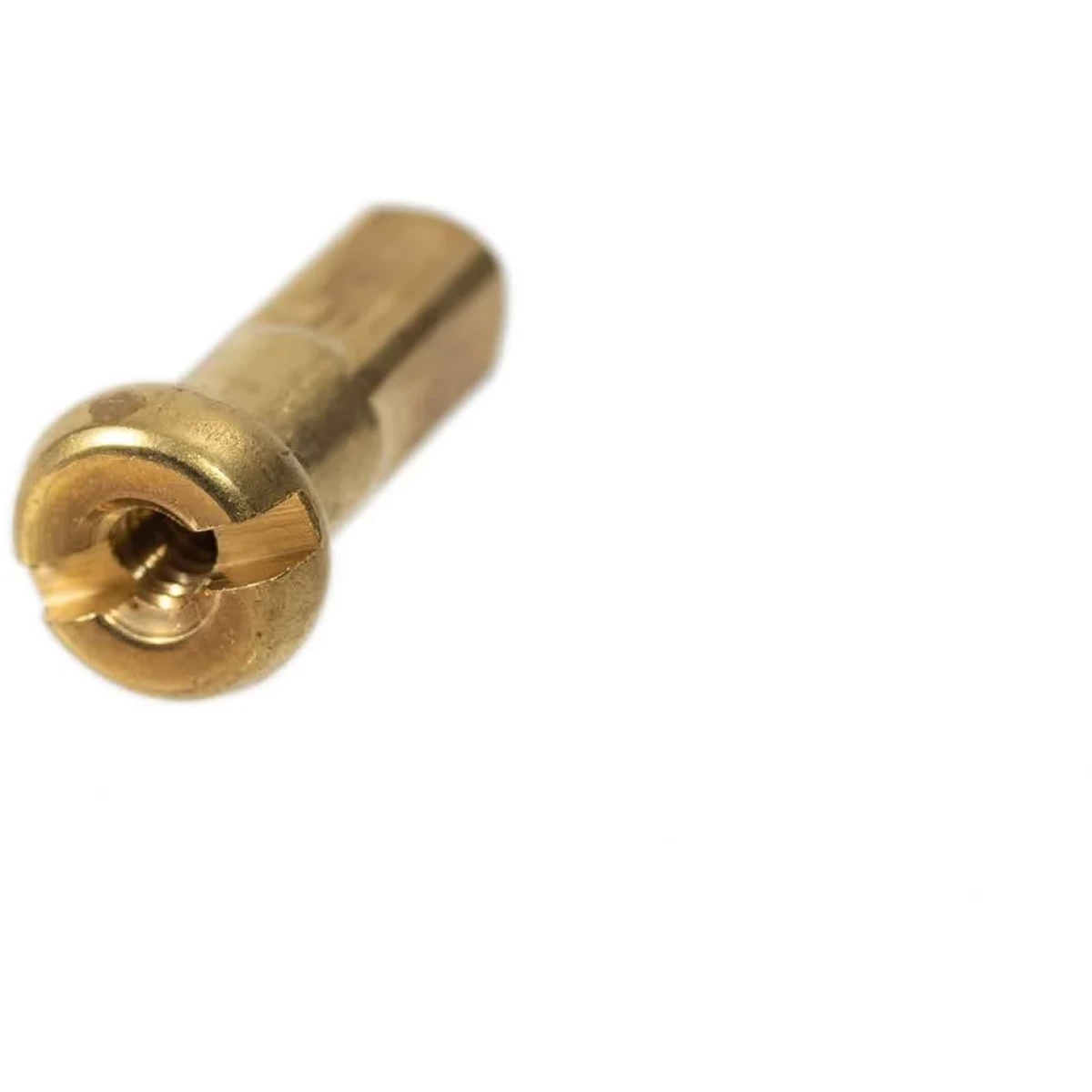 Image of SimWorks Hoshi Raw Brass Nipple 14g - 72 Pack
