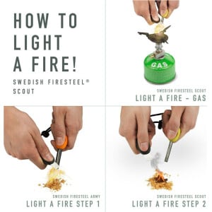 Image of Light My Fire Swedish Firesteel BIO Scout 2in1 - Rusty Orange