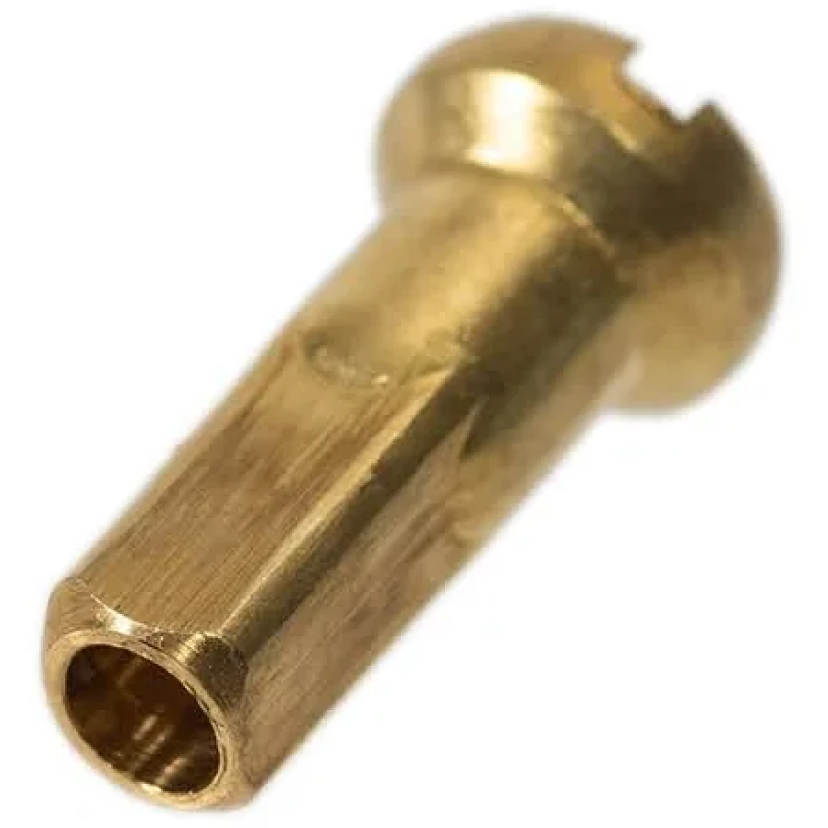 Image of SimWorks Hoshi Raw Brass Nipple 14g - 72 Pack