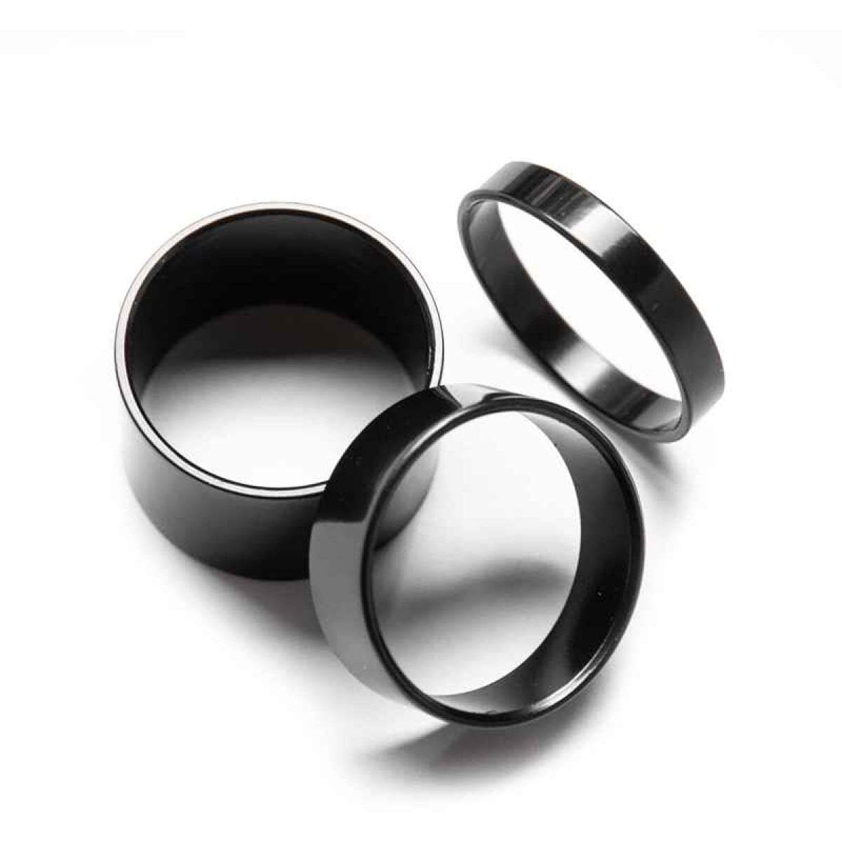 Image of Nitto Cr-Mo Thinwall 1 1/8 Headset Spacer Kit (2x5, 2x10, 1x20mm)