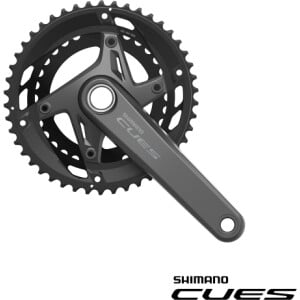 Image of Shimano Cues FC-U6010-2 Crankset 175mm 46-32 11-Speed