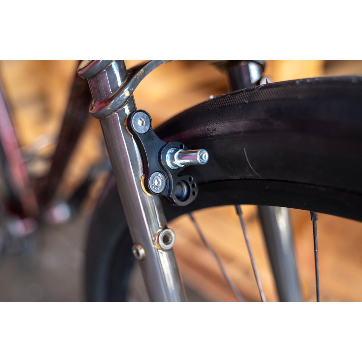 Image of Mone Bikes Hachita Fork Raw Clear Coat