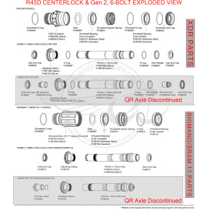Image of Chris King Rear R45D C/L QR Gen2 Axle CKWA-PHB646