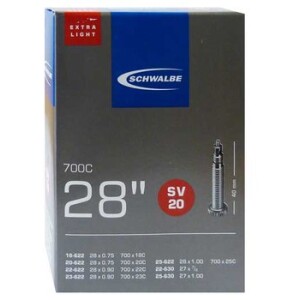 Image of Schwalbe Tube SV20 Extralight 700c x 18-25mm 65g