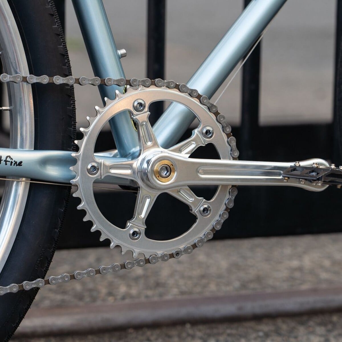 Image of Blue Lug Narrow Wide Chainring 110bcd