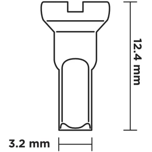 Image of SimWorks Hoshi Raw Brass Nipple 15g - 72 Pack