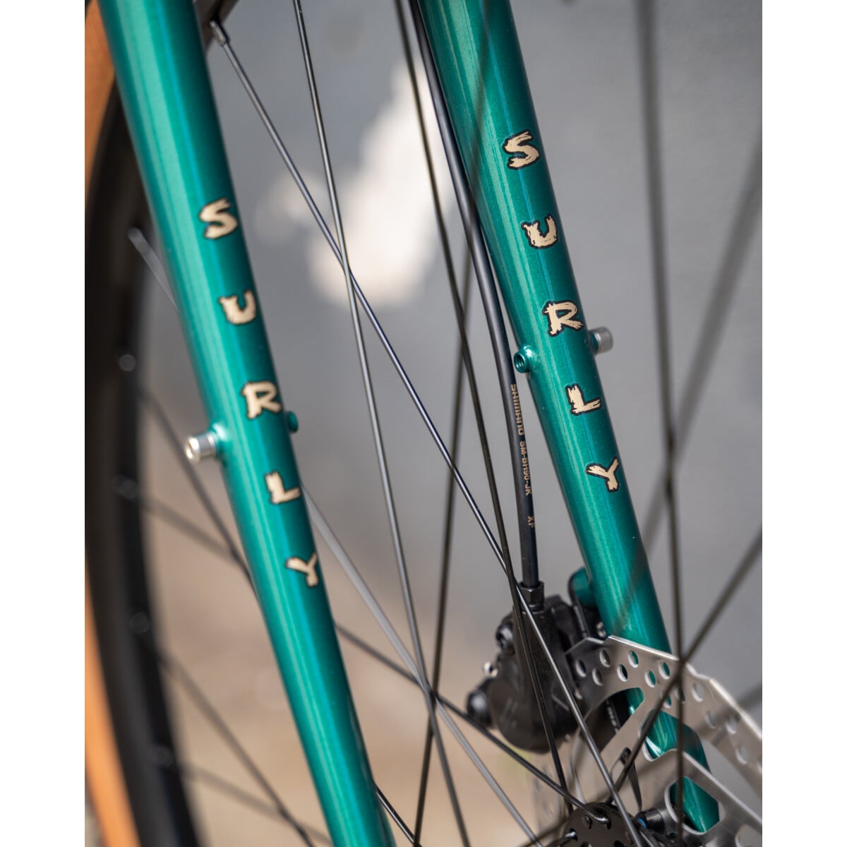 Image of Surly Straggler 2025 GRX 2x12 Bike Subtropic Algae Green