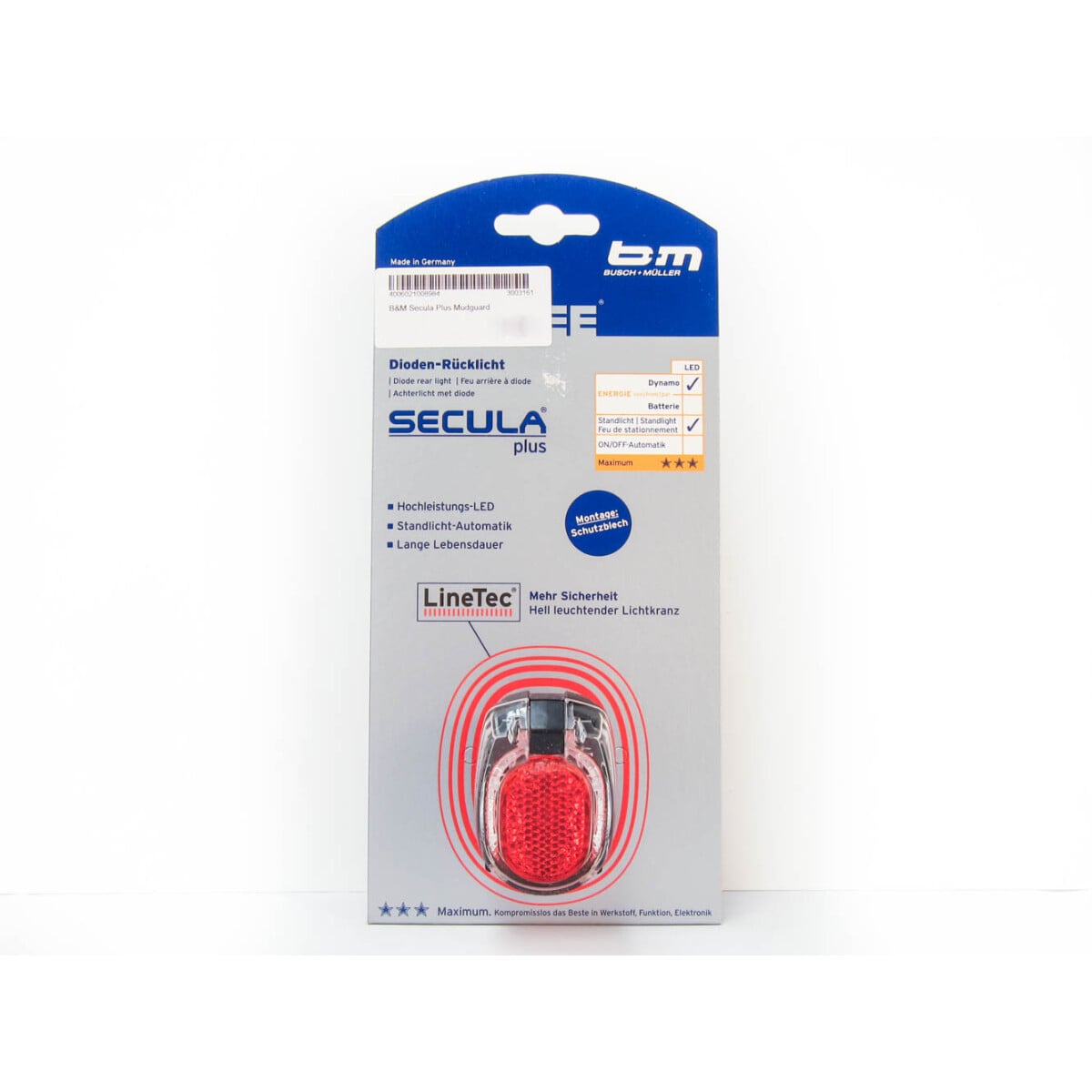 Image of B+M Secula Plus Rear Dynamo Light Mudguard Mount