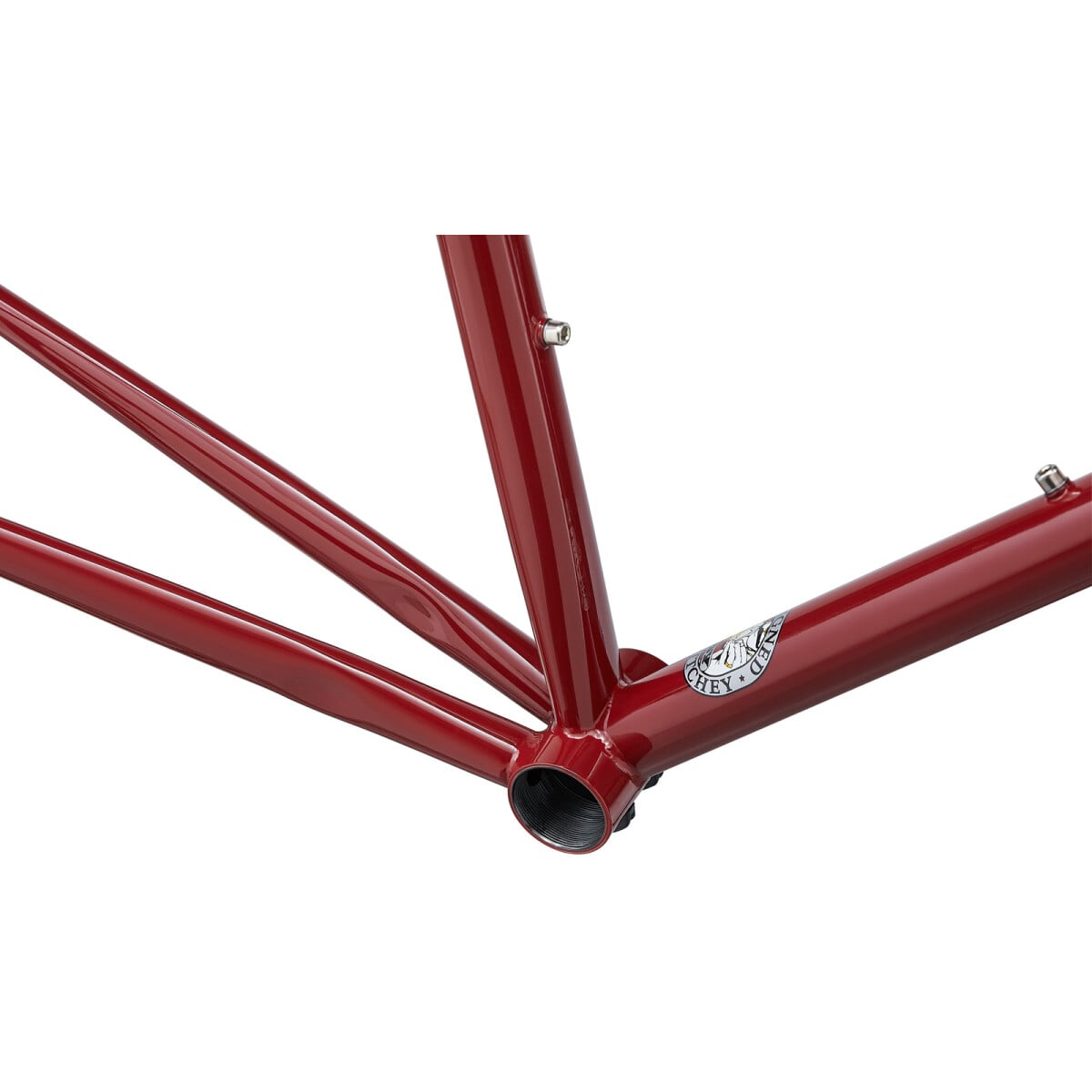 Image of Ritchey Road Logic Classic Frame Kit Red w/Pink Logo