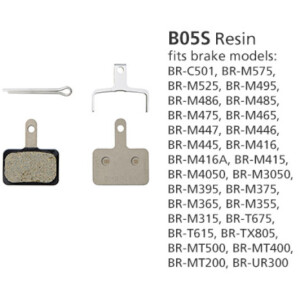 Image of Shimano BR-MT400 Disc Brake Pads B05S-RX Resin
