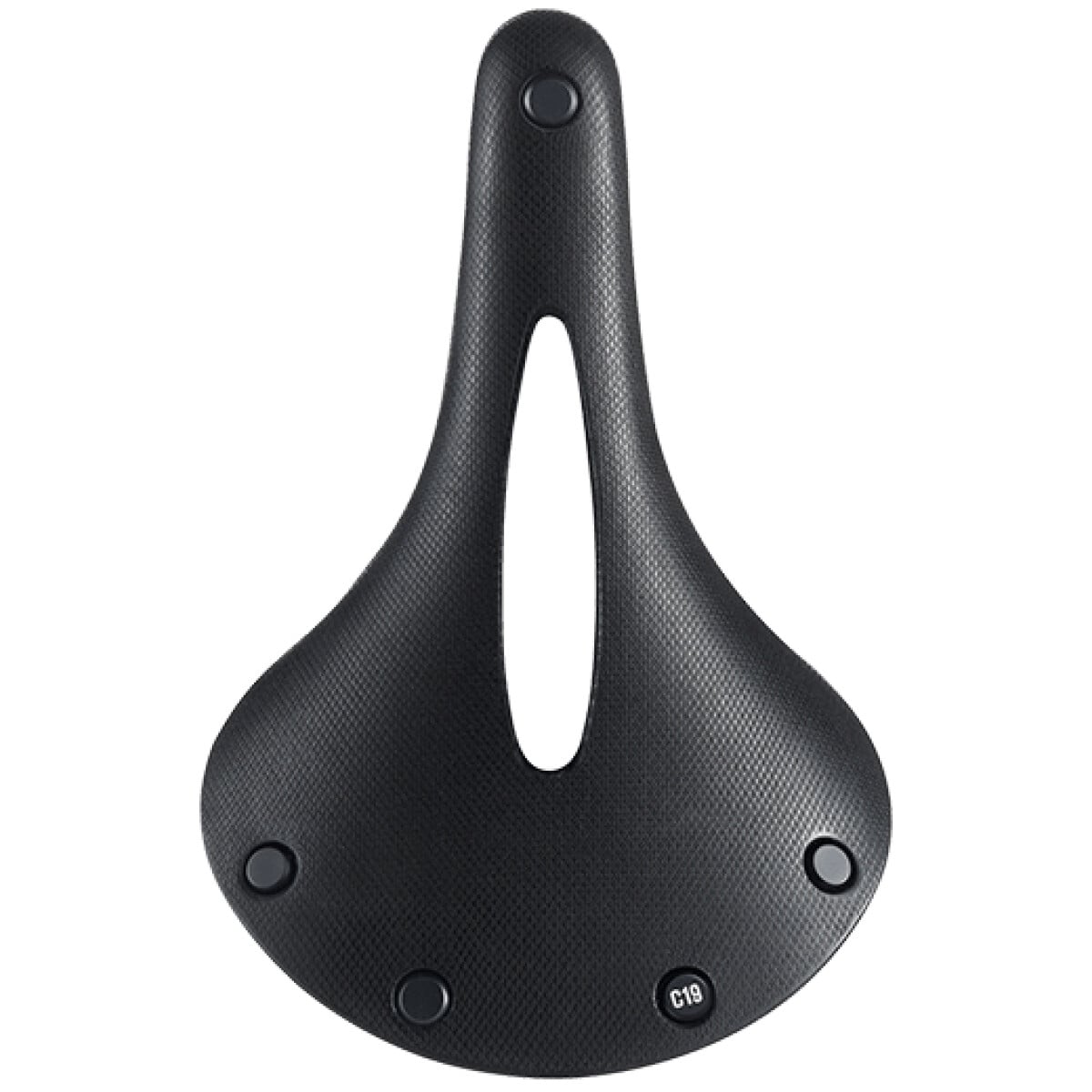 Image of Brooks Cambium C19 Carved All Weather Saddle Black