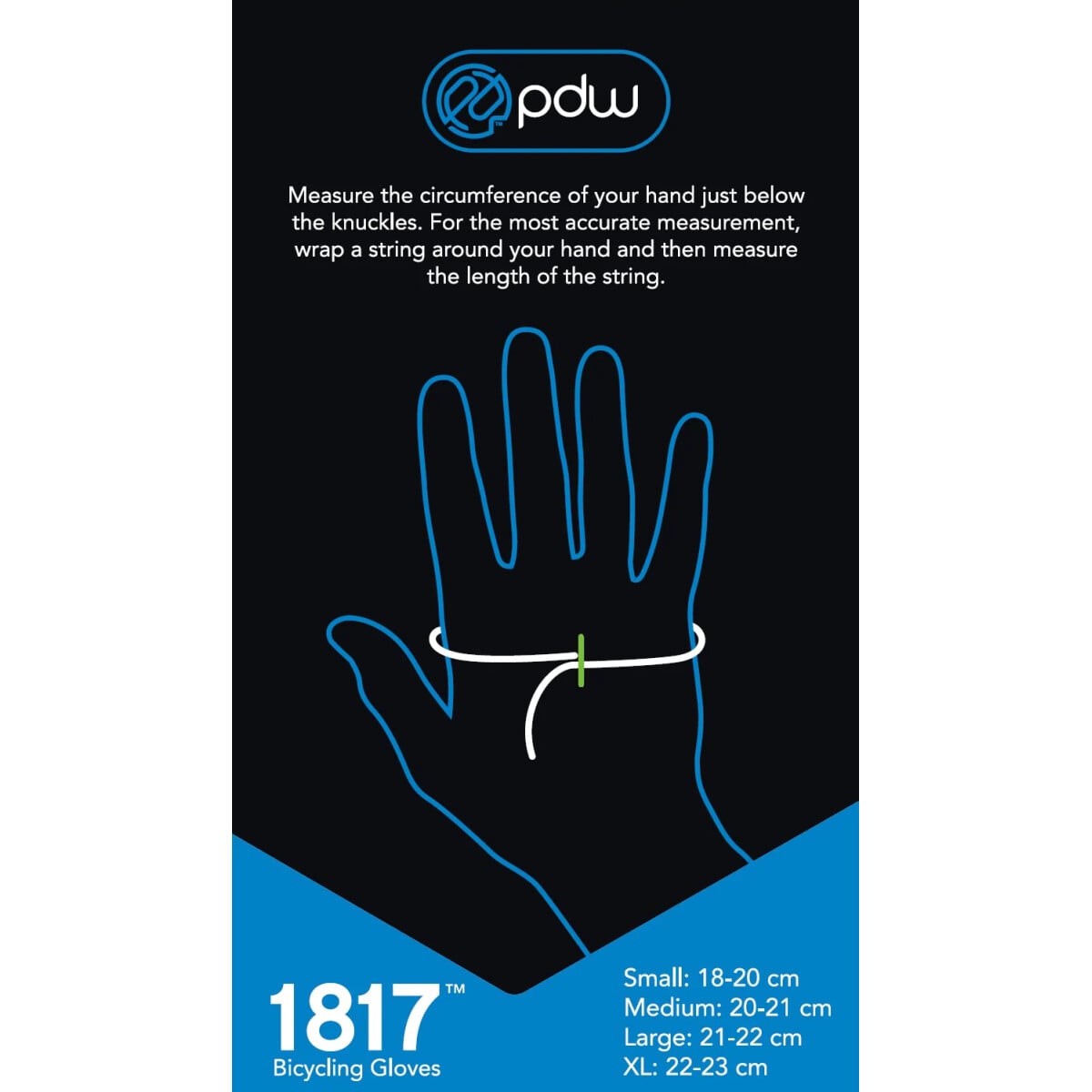 Image of PDW 1817 Fingerless Cycling Gloves Natural/Brown