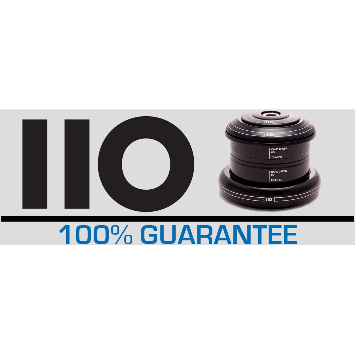 Image of Cane Creek Bottom Assy 110-Series ZeroStack 56mm 1.5in Crown Race ZS56/40 Black