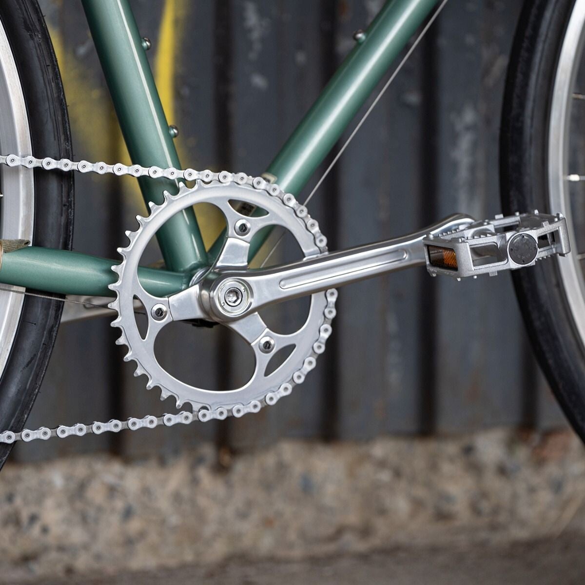 Image of Blue Lug YMC 3 Bolt Crank Set