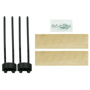 Image of Old Man Mountain Pucks Kit - Mtn Front or Rear. Includes: Pucks, zip ties, tape and hardware (PUC201)