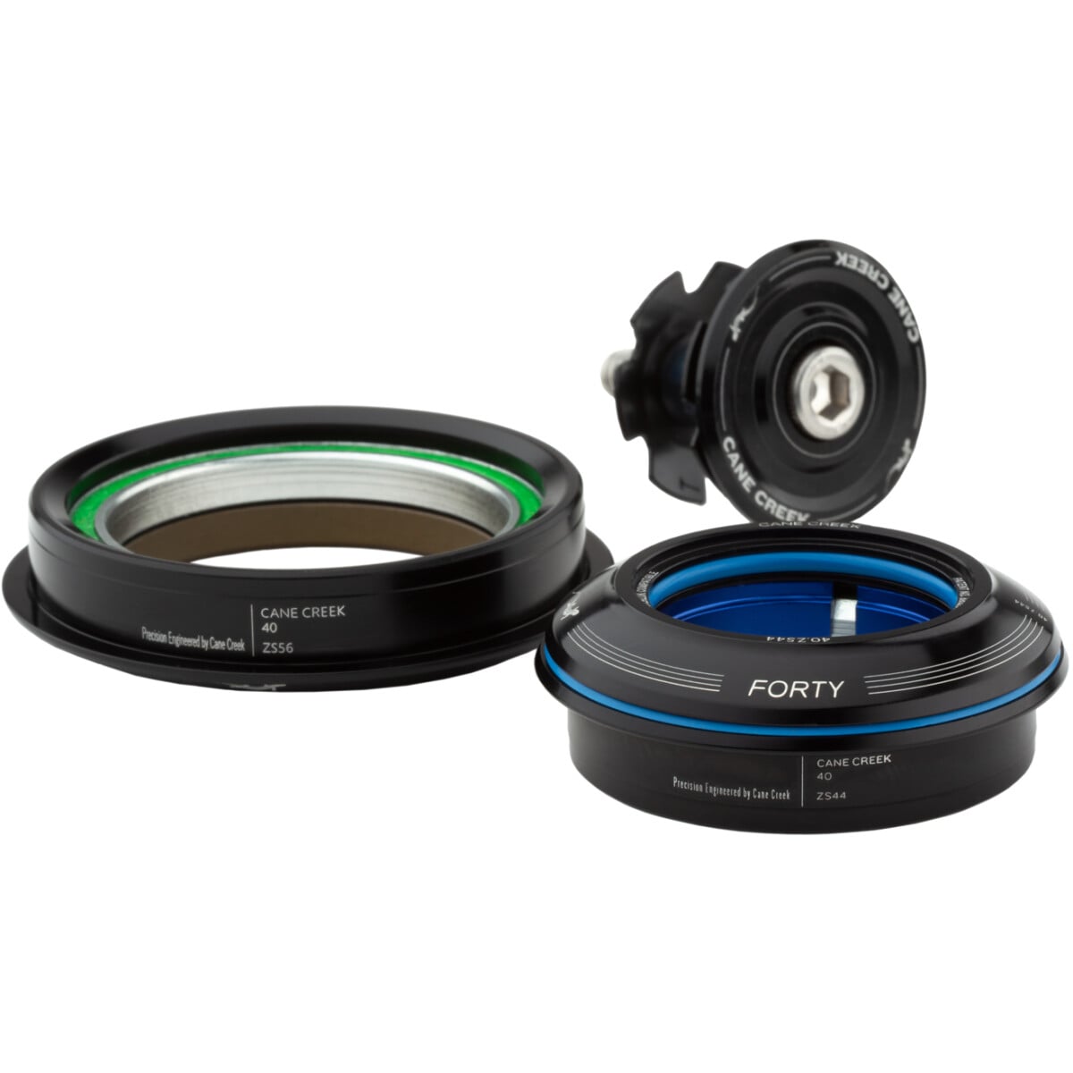 Image of Cane Creek 40 Series Tapered Assembly ZS44/28.6/H8|ZS56/40 BLACK