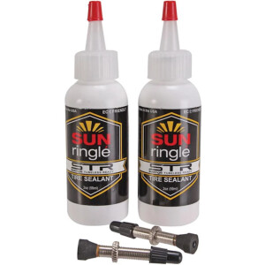 Image of SUNringlé STR Tubeless 2 Valve / 2 Sealant Bottle Kit