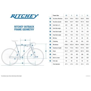 Image of Ritchey Outback V3 DI2 Frameset Grey/White