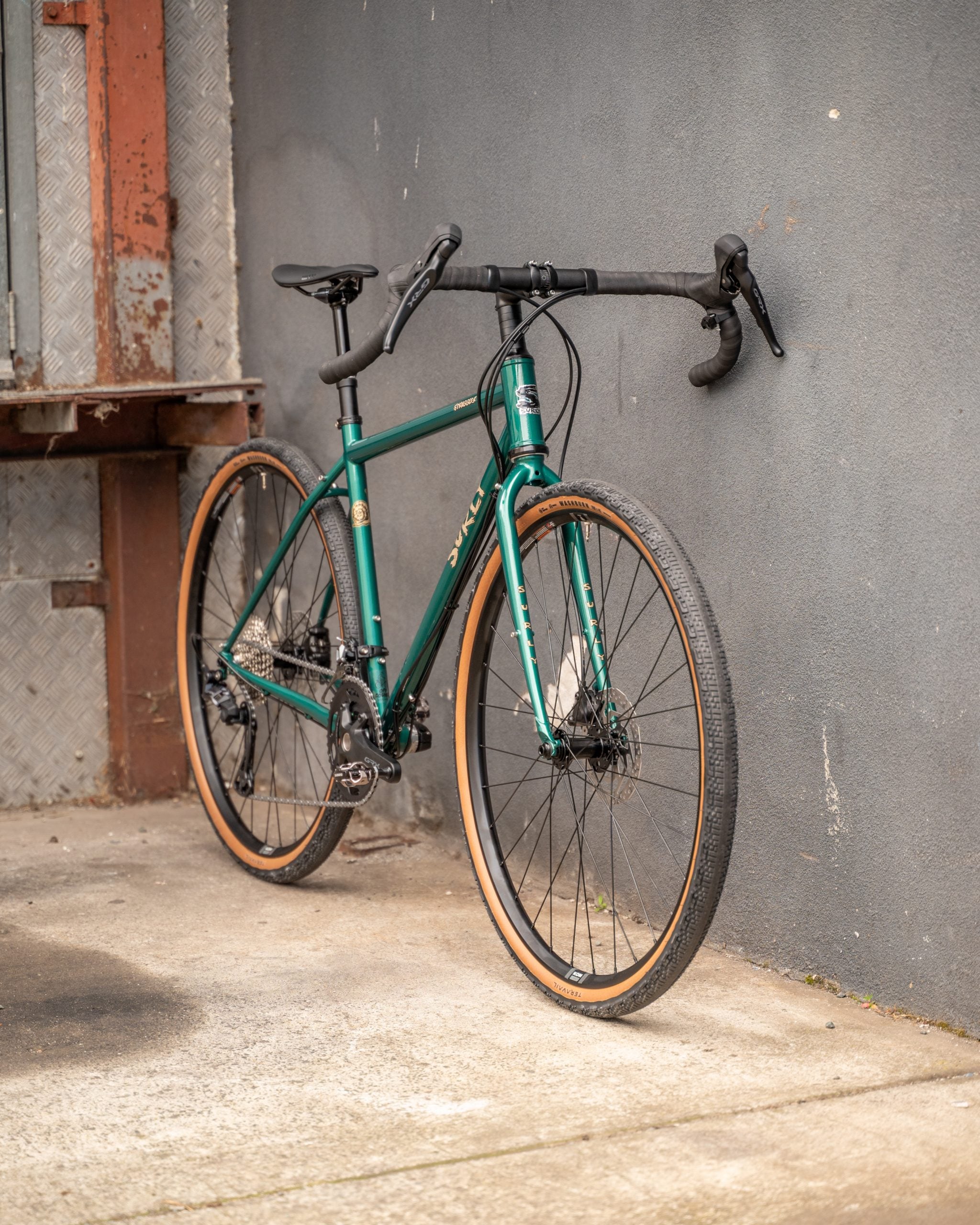 Surly Straggler 2025 GRX 2x12 Bike Subtropic Algae Green Off