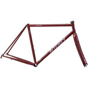 Image of Ritchey Road Logic Classic Frame Kit Red w/Pink Logo