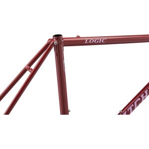 Image of Ritchey Road Logic Classic Frame Kit Red w/Pink Logo