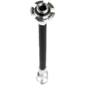 Image of Lezyne Alloy Drive Small Frame Pump Black/Polished Silver