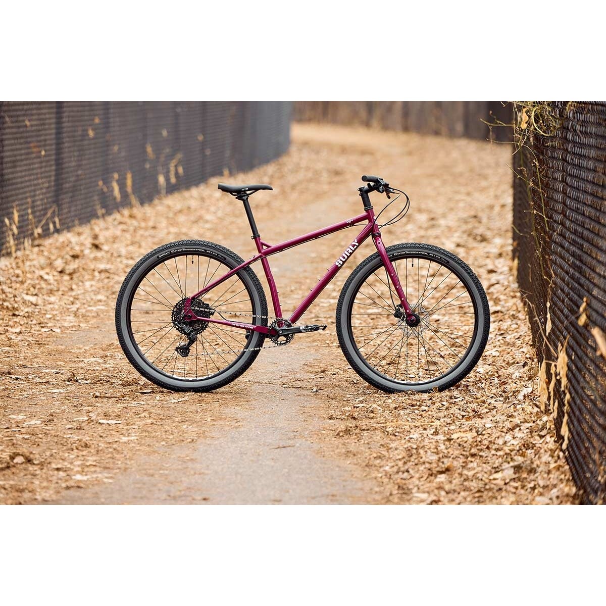 Image of Surly Ogre Bike Fermented Plum Microshift 10 Speed
