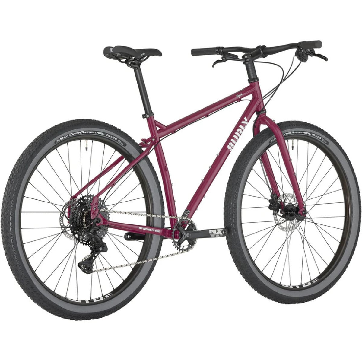 Image of Surly Ogre Bike Fermented Plum Microshift 10 Speed