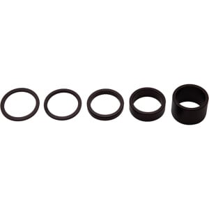 Image of Pro Spacer Kit - Alloy 1-1/8 2-2.5-5-10-20 Black