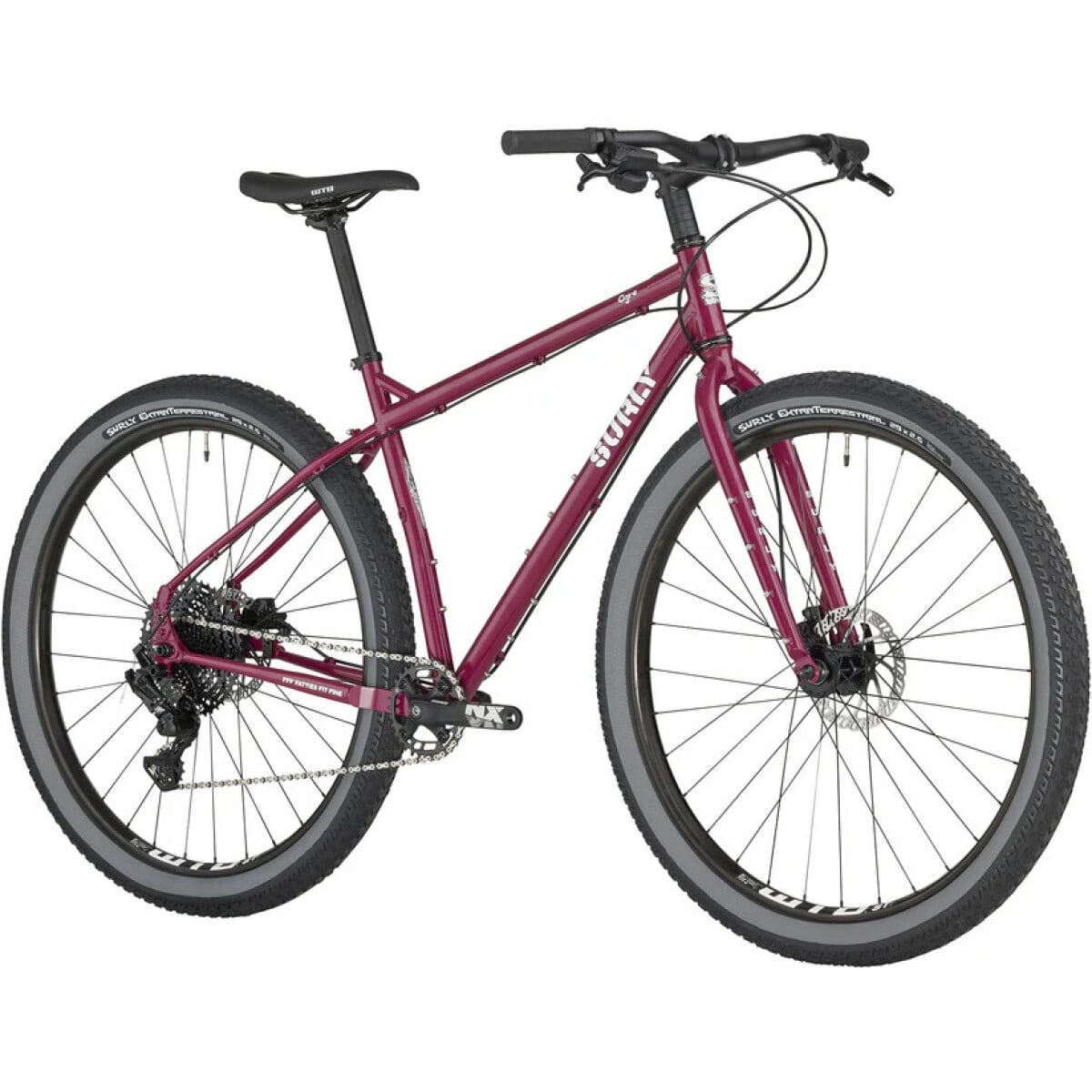 Image of Surly Ogre Bike Fermented Plum Microshift 10 Speed