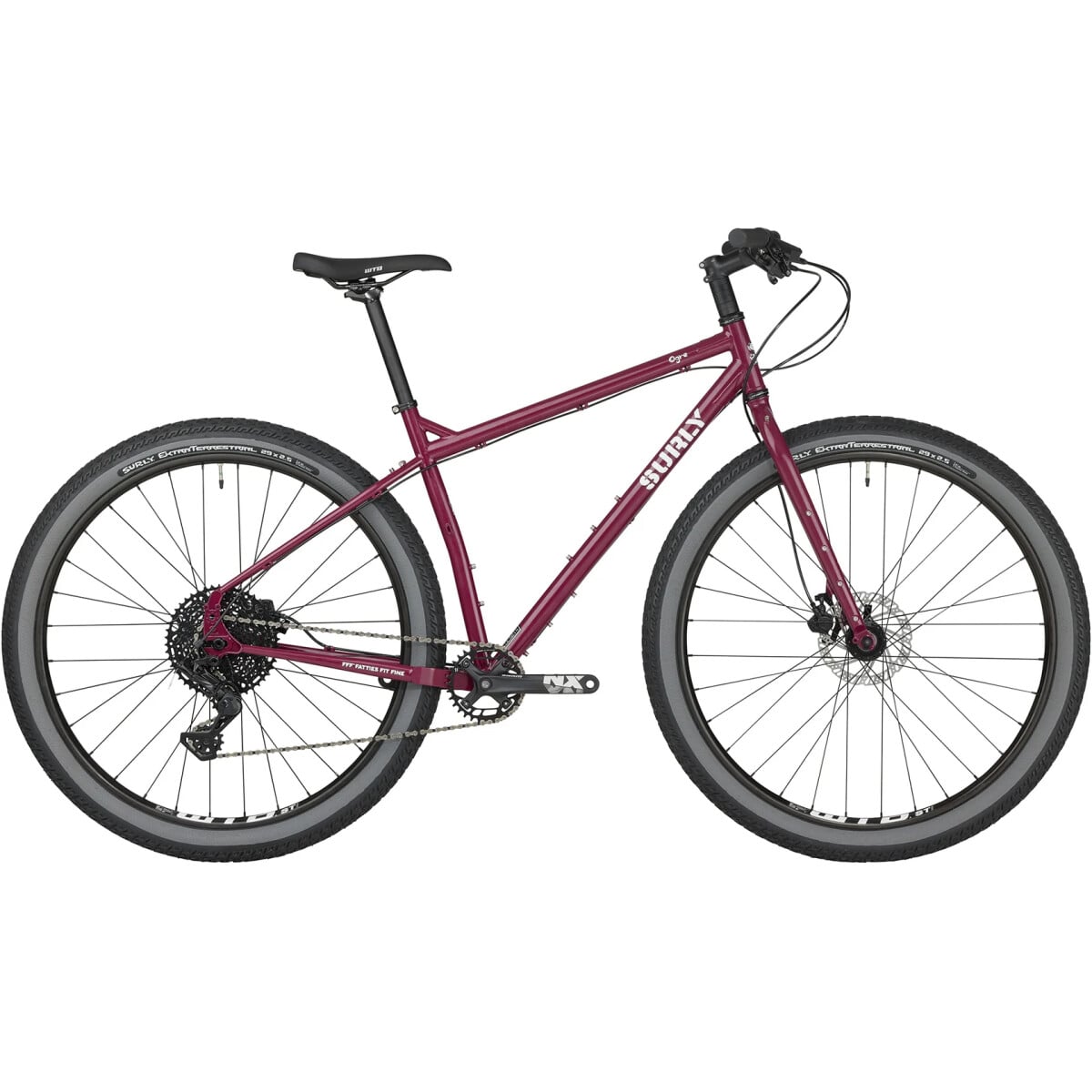 Image of Surly Ogre Bike Fermented Plum Microshift 10 Speed