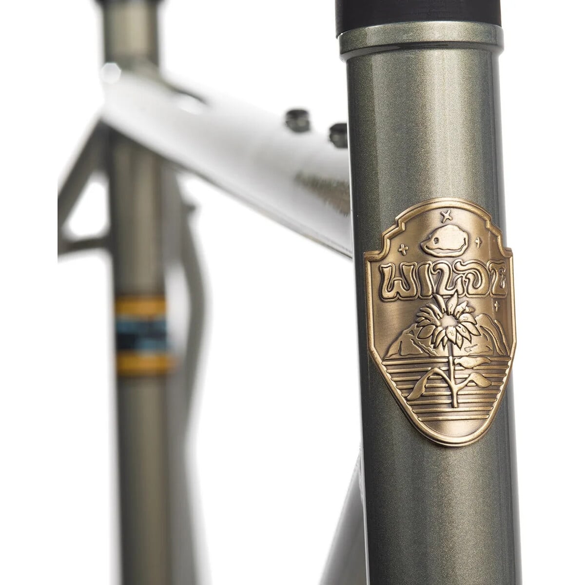 Image of Wilde Rambler Steel Frameset Sage Green Shimmer