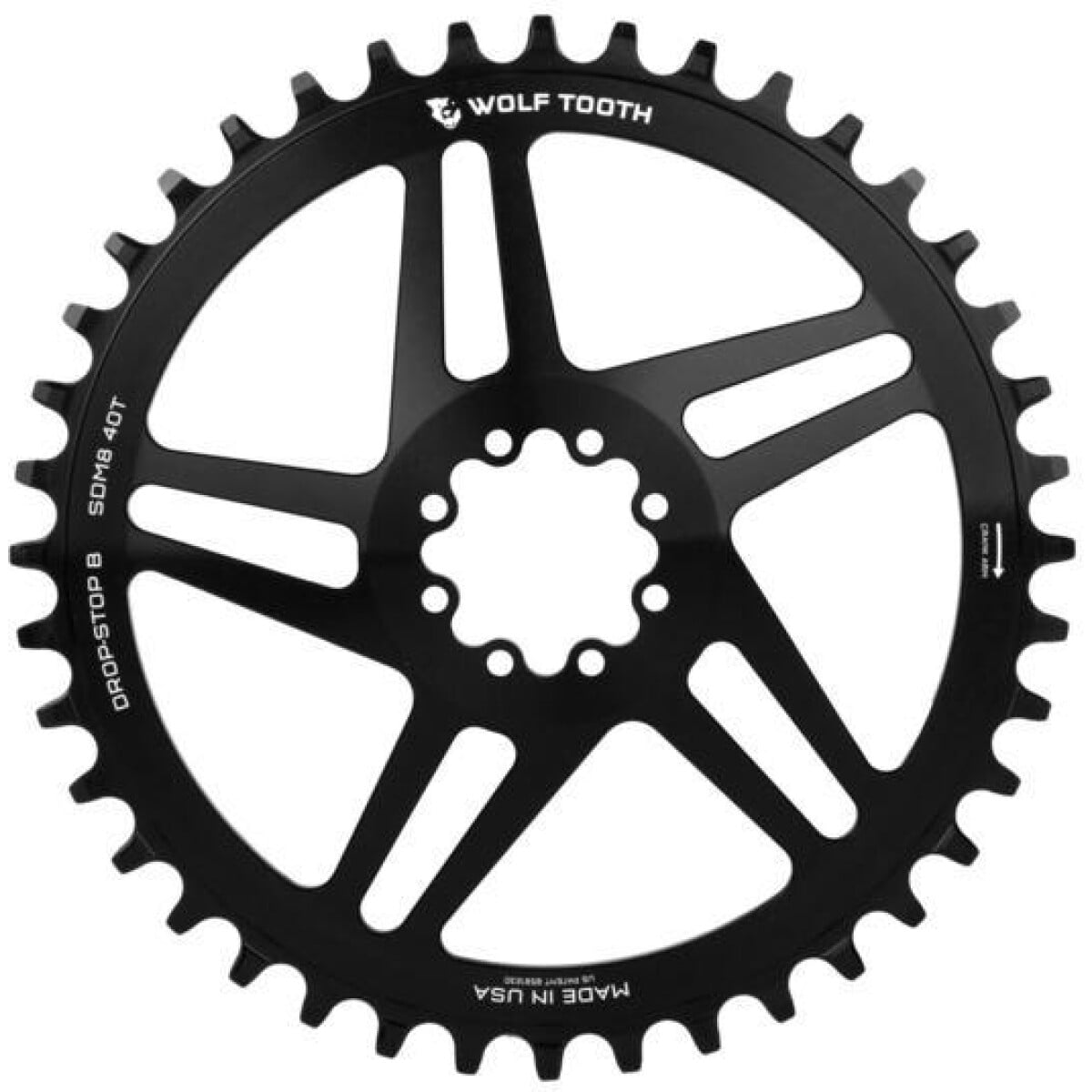 Image of Wolf Tooth Direct Mount SRAM 8-bolt Chainring DS-B