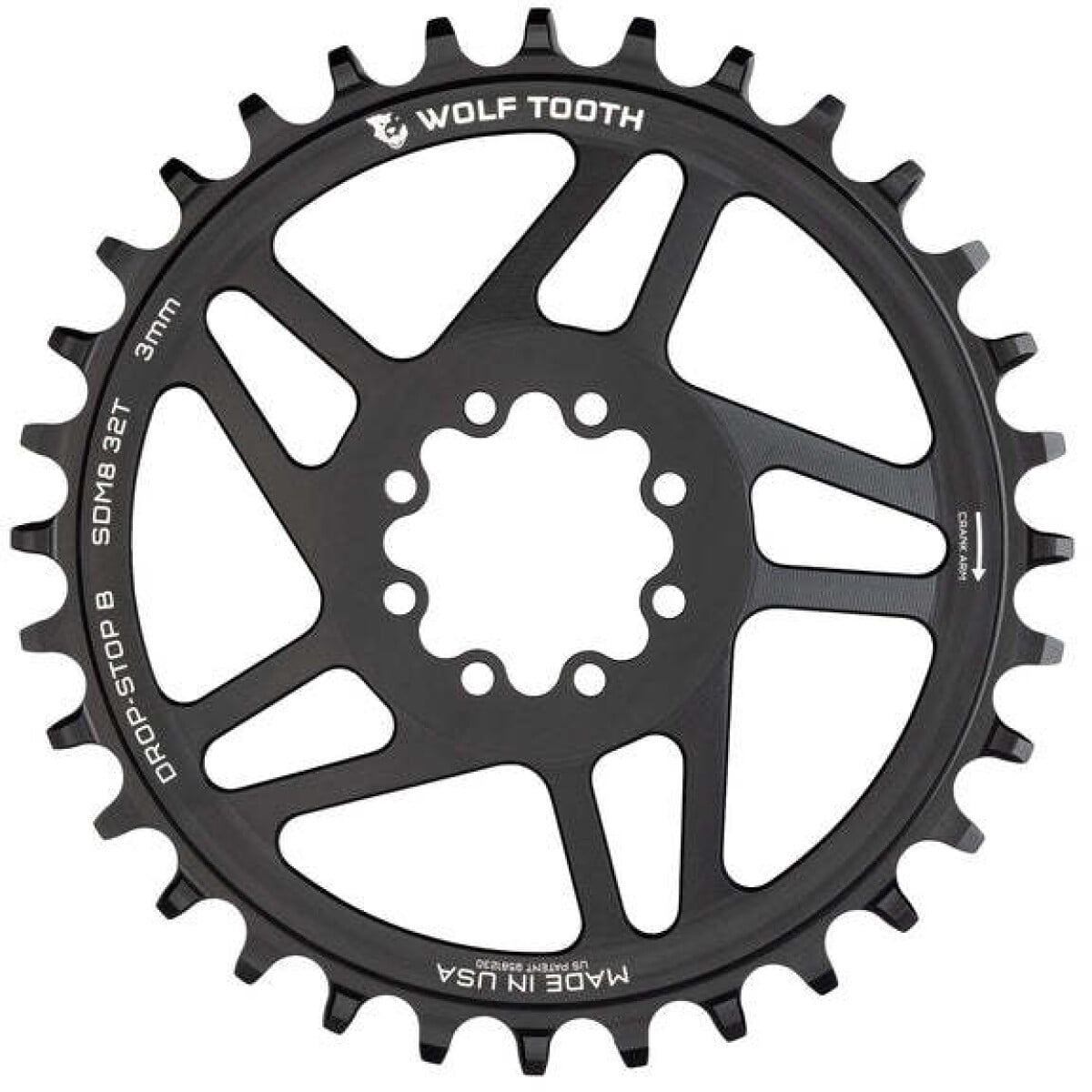 Image of Wolf Tooth Direct Mount SRAM 8-bolt Boost Chainring