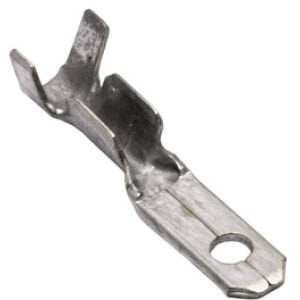 Image of SON Plug/Male Spade Connectors 2.8mm - suits B+M wiring (Pair)
