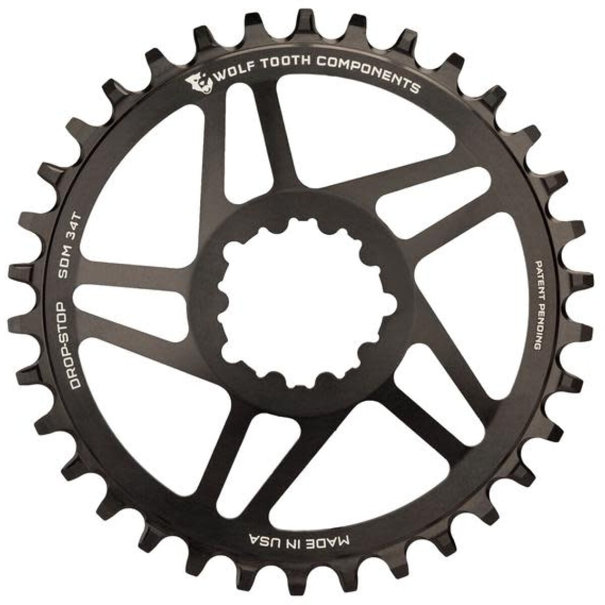 qrtznd3fxgayjve37pa8.jpg Image of Wolf Tooth Direct Mount SRAM 3-bolt 6mm Offset Chainring