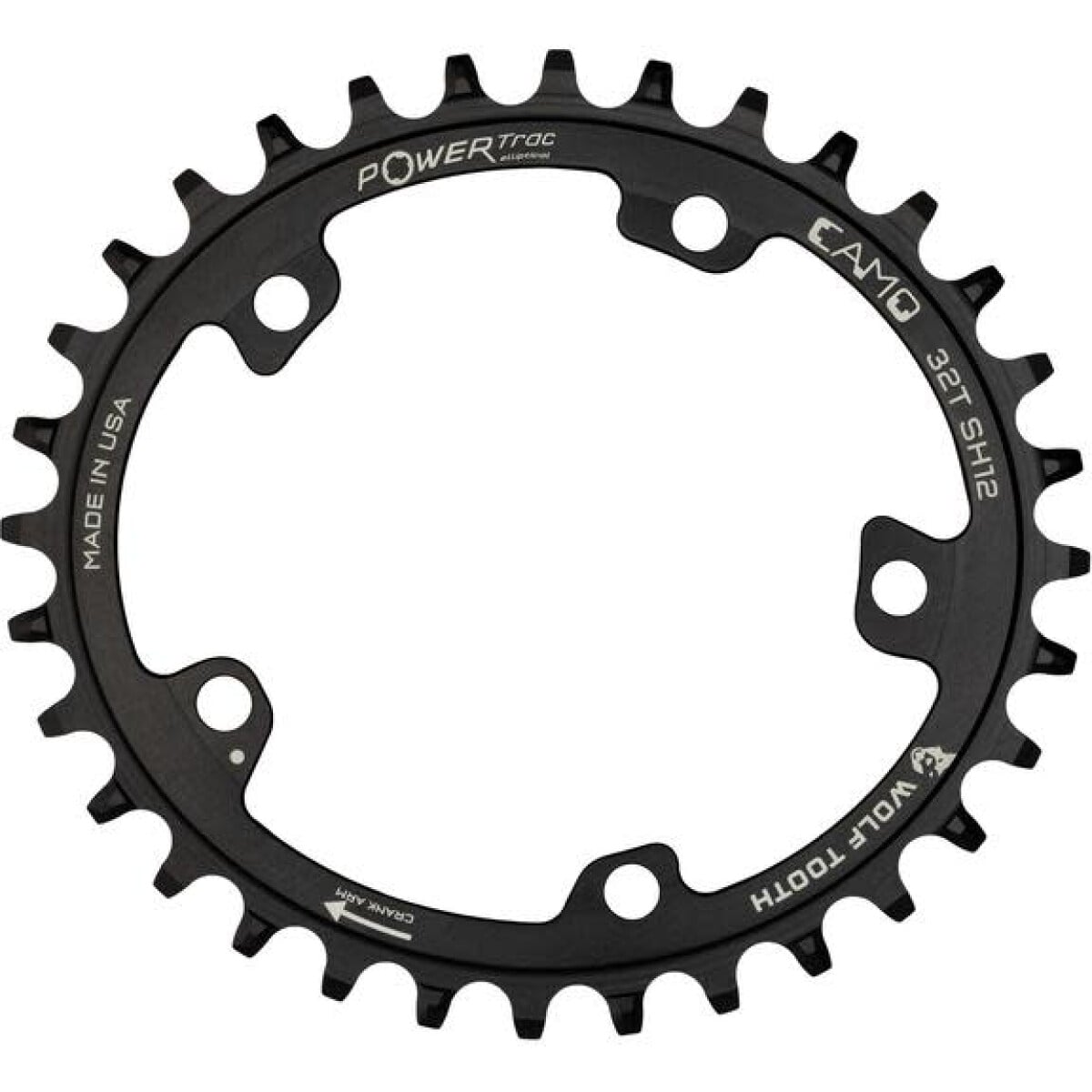 Image of Wolf Tooth CAMO Aluminum Oval Chainring