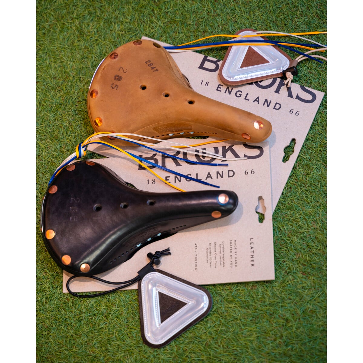 Blue Lug x Brooks BL17 Saddle with Leather Reflector | Off Course